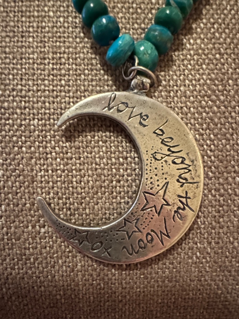 Gorgeous Jes Maharry Peruvian Opal Silver Pendant Necklace-New - Picture 3 of 7